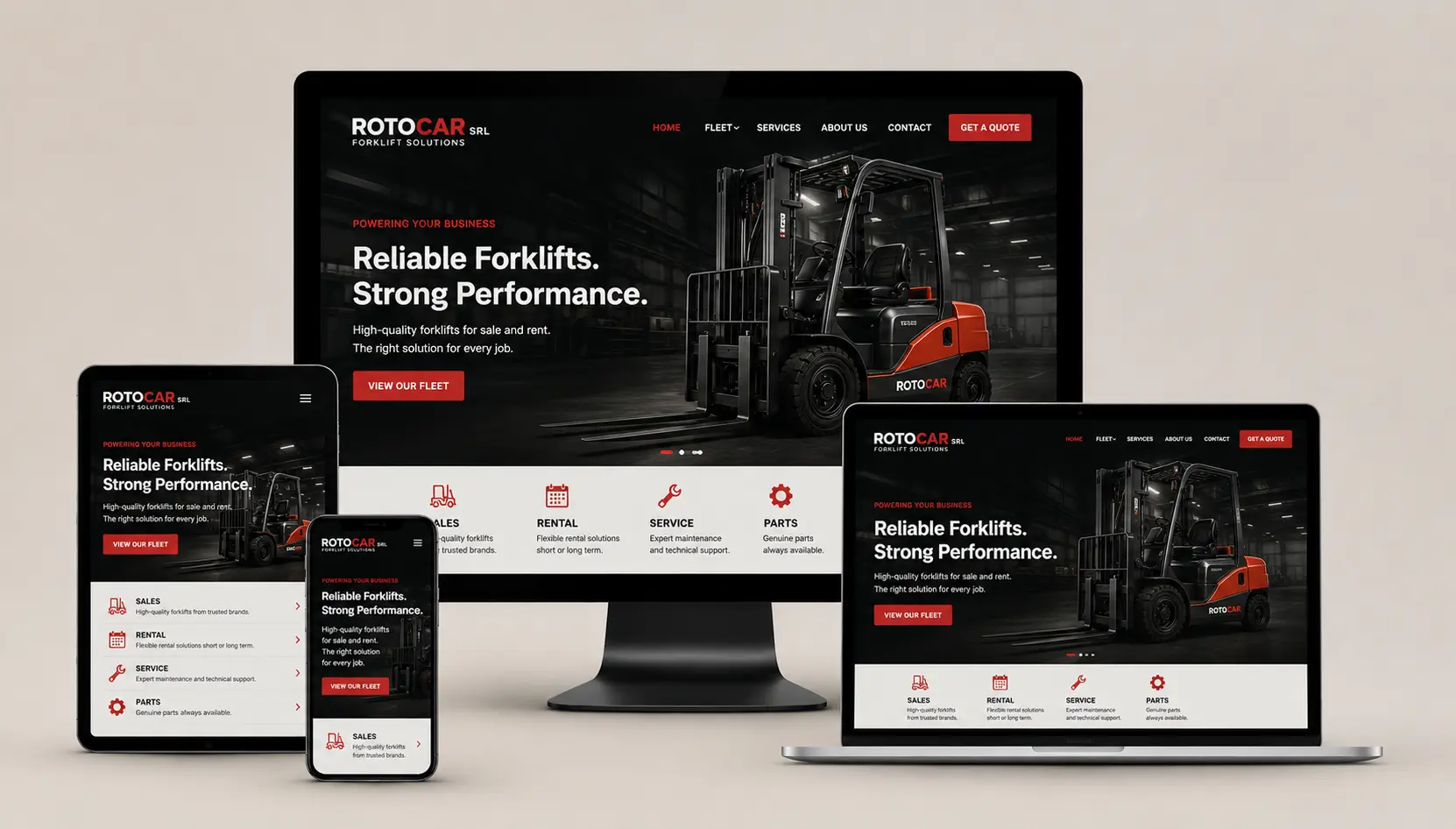 Rotocar SRL website